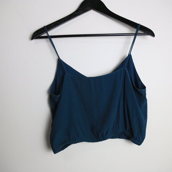 Aritzia Wilfred Free Lagum Tank Top Blouse in Teal Blue Size Small - Picture 5 of 5